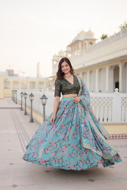 Traditional Red Silk Lehenga Choli Ensemble with Rich Handcrafted Embellishments and Dupatta for Festive Celebrations | womenoutfitstudio