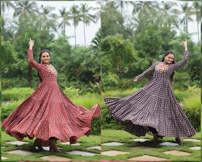 Radiate Grace this Navratri: Exclusive Gown Collection | Womenoutfitstudio