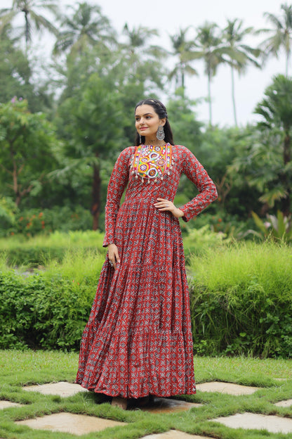 Radiate Grace this Navratri: Exclusive Gown Collection | Womenoutfitstudio