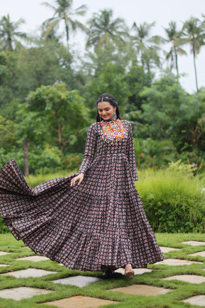 Radiate Grace this Navratri: Exclusive Gown Collection | Womenoutfitstudio