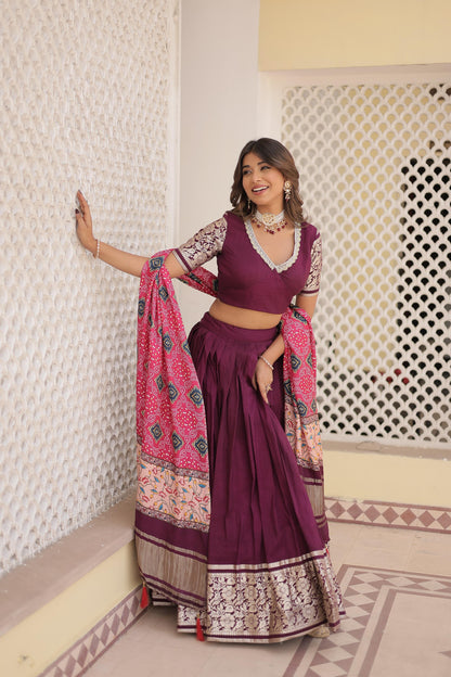 Stunning Lehenga Choli Set with Luxe Embellishments and Modern Flair | Womenoutfitstudio