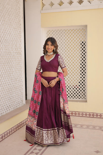 Stunning Lehenga Choli Set with Luxe Embellishments and Modern Flair | Womenoutfitstudio