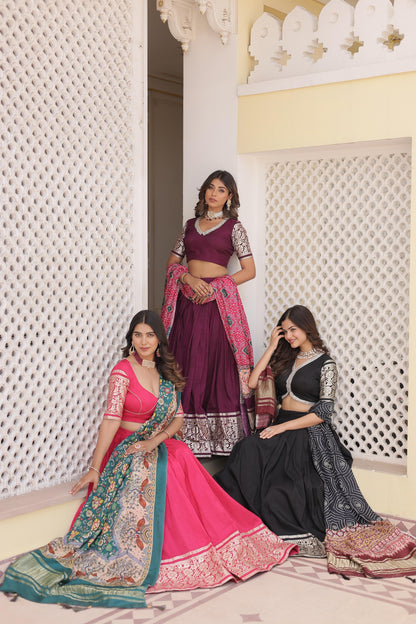 Stunning Lehenga Choli Set with Luxe Embellishments and Modern Flair | Womenoutfitstudio