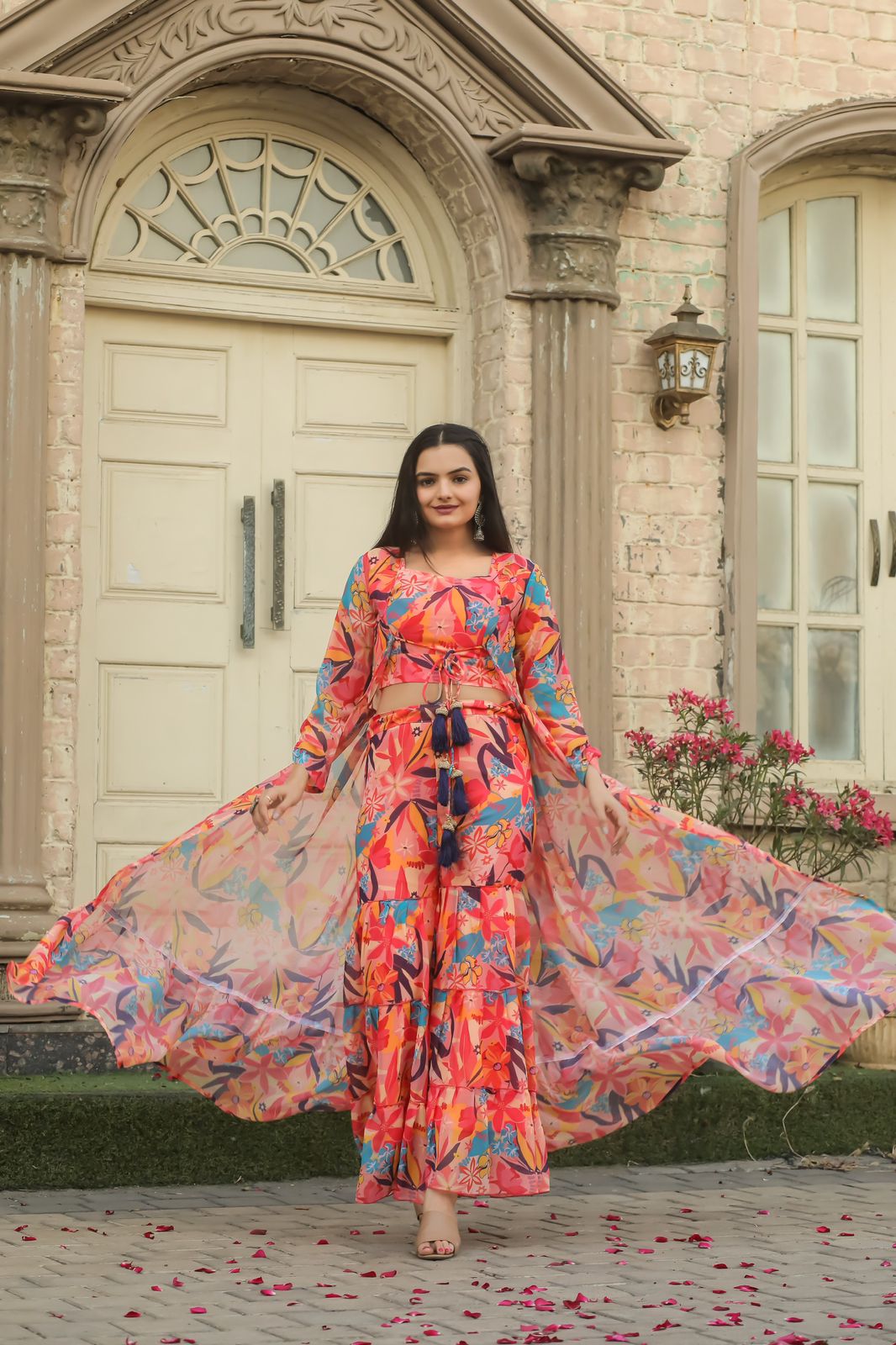 Sophisticated Fox Georgette Anarkali Gown for Special Occasions | Womenoutfitstudio