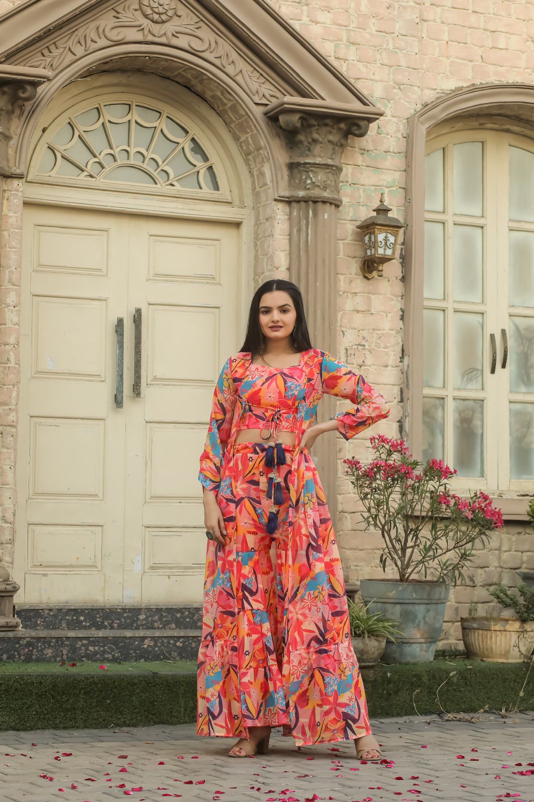 Sophisticated Fox Georgette Anarkali Gown for Special Occasions | Womenoutfitstudio