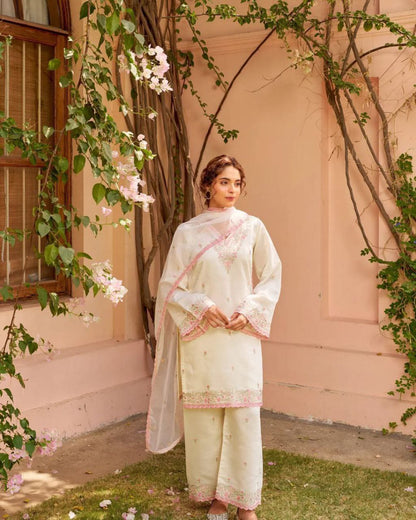 Luxury Embroidered Suit Set – Showroom Quality, Pure Chanderi Fabric | Womenoutfitstudio